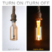 Retro Rustic Hanging Light for Bar Restaurant Decoration Hemp Rope Pendant Light E27 Bulb Glass Lampshade