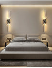 Modern LED Wall Light Minimalist Vertical Light Fixture Sleek Black Sconce For Living Room Bedroom Hallway Indoor Lighting Decor