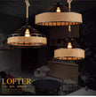 Classical Hemp Rope Pendant Hanging Lamp Lustre for Ceiling Chandelier Classic Retro Antique Industrial Iron Dining Room Light