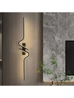 Modern Black Wall Sconce, 27W 6500K Led Iron Wall Light with Artistic Design, Perfect for Corridor, Staircase, Balcony