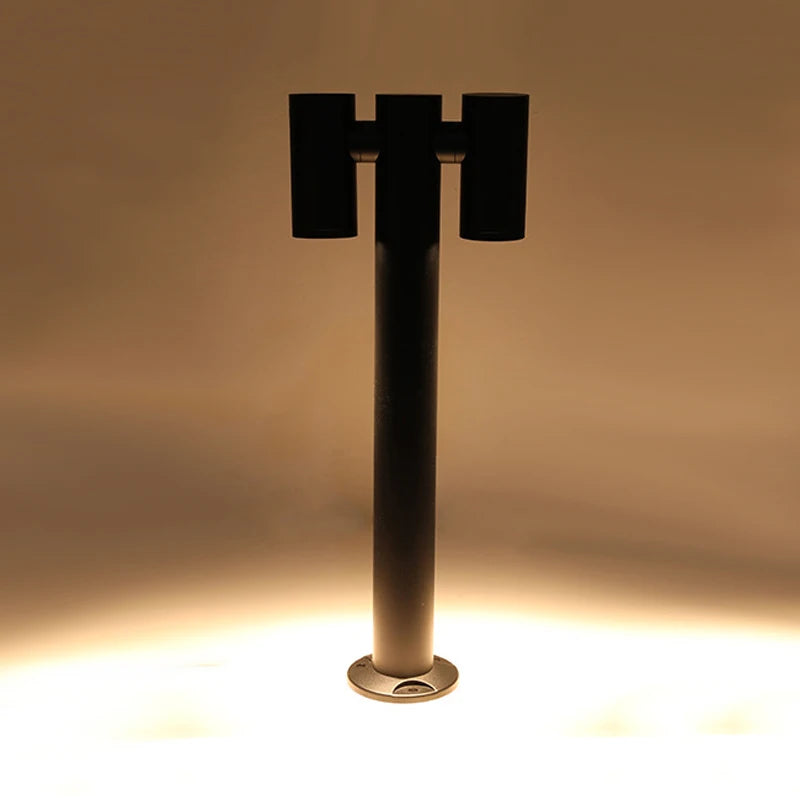 Outdoor Double Head Can Be Rotated 180° Lawn Light Creative Garden Garden Light Villa Garden LED Garden Light