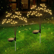 1/2/4pcs Solar Firework Lights Warm White Light Suitable for Garden Lawn Camping Steps Greenway Courtyard Decoration Lawn Lights