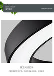 LED round Ring Chandelier Industrial Style for Office Shop Lobby Circle Engineering Lighting Fixture