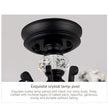 VIOLET Modern Crystal Ceiling Light American Country LED Creativity Living Room Dining Room Bedroom Coffee shop clothing store