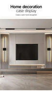 Modern LED Wall Lamp Minimalist Led Light Bedroom Bedside Long Strip Wall Sconces Living Room Sofa Home Indoor Lighting Fixture