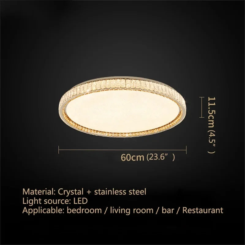 WPD Modern Simple Ceiling Lamps Creative LED Crystal Decorative For Home  Lighting