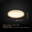 WPD Modern Simple Ceiling Lamps Creative LED Crystal Decorative For Home  Lighting