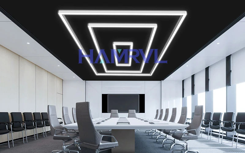 Office Extra Large Workshop LED Light 6500K Garage Ceiling Light Shop Light for Car Detailing Gym Supermarket Show  customized