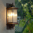 Retro Waterproof Outdoor Wall Lamp European Balcony Villa Garden Wall Light Courtyard Exterior Wall Lamp Corridor Aisle Lighting
