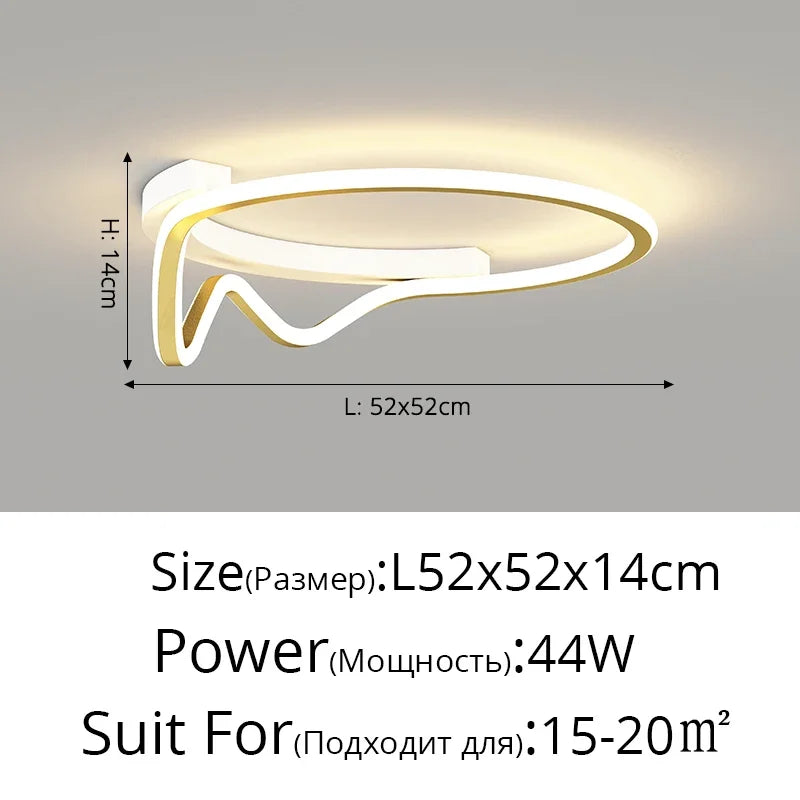 Villa Office LED Chandelier New Shape For Foyer Bedroom Dining Room Studyroom Hotel Restaurant Living Room Kitchen Indoor Lamp