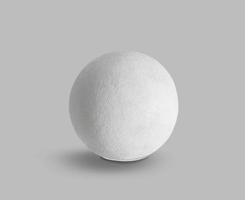 Resin Fiber Outdoor Lunar Lawn Lamp Round Waterproof Atmosphere Lamp Garden Ground Plug Landscape Lighting