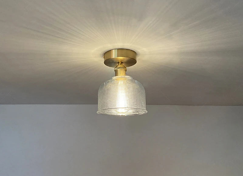 Modern Pendant Ceiling Lamp with Glass Shade for Kitchen Aisle Balcony Bedroom Home Art Deco Led Ceiling Lights Fixtures E27