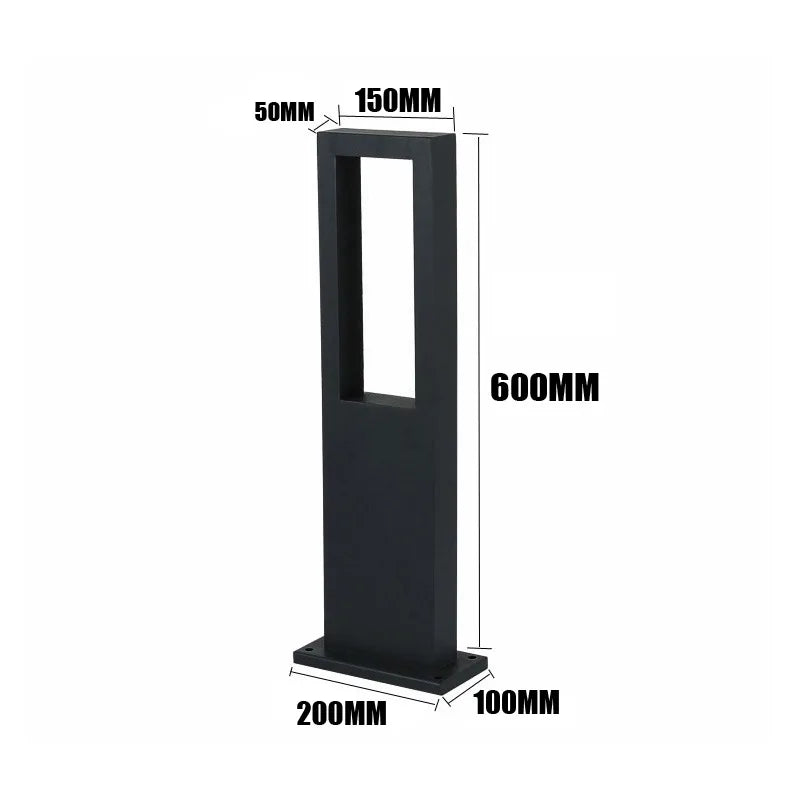 Modern LED Lawn Lamp for Villa Courtyard Outdoor Decoration Exterior Aluminum Light Garden Path Doorway And Asile Spot Lighting