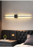 Modern LED Wall Lamp Minimalist Led Light Bedroom Bedside Long Strip Wall Sconces Living Room Sofa Home Indoor Lighting Fixture