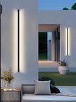 LED Lighting Wall Lamp IP65 Garden AC Long Wall Light Outdoor Waterproof Modern Long Strip 85-256v OutdoorDecoration