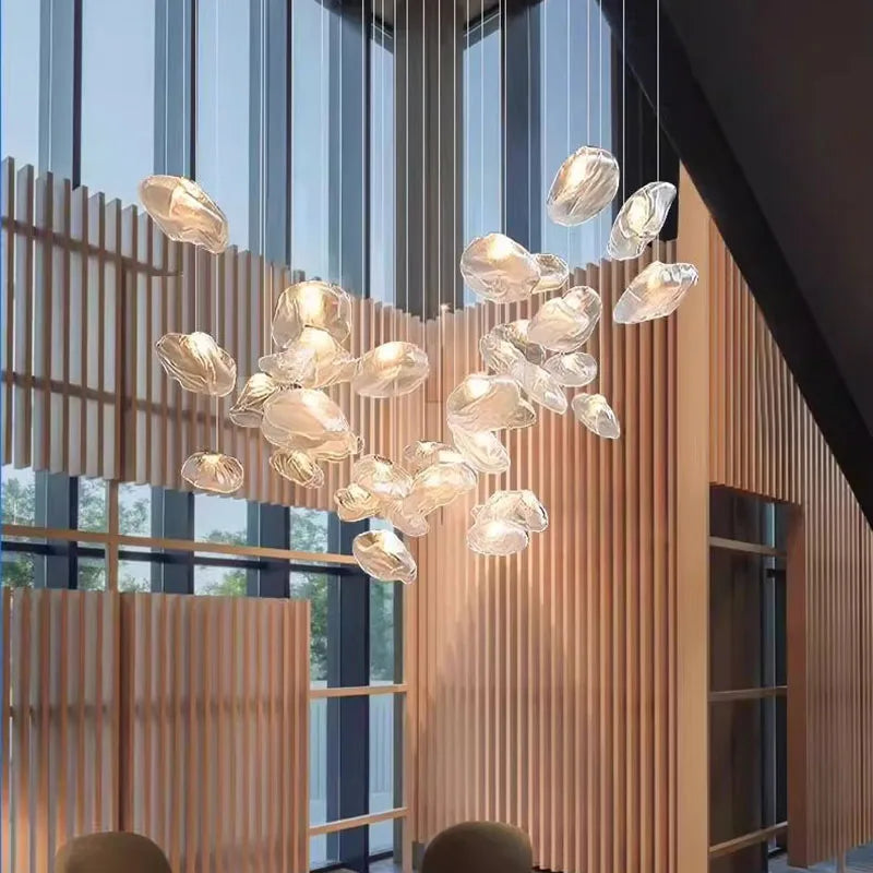 Nordic home decoration, stair chandelier, living room and dining room Pendant lights, ceiling light, indoor lighting