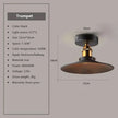 DAMIASMIL Retro Ceiling Lamp for Living Room Dining Room Bedroom Corridor Entrance Ceiling Lights E27 Indoor Lighting Fixtures