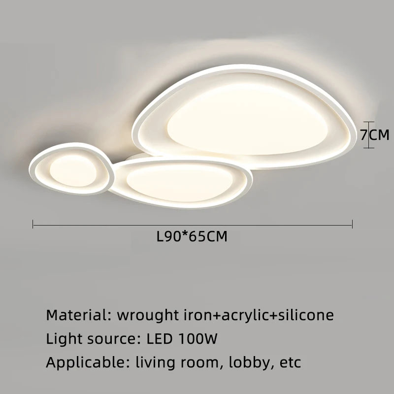 Creative Mango Living Room Lights Modern Simple LED Ceiling Lamp Bedroom Kids Room Lighting Home Decor Dining Ceiling Chandelier
