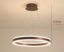 Modern Ring LED Chandelier Dimmable for Tables Dining Living Room Bedroom Kitchen Island Pendant Lamp Home Decor lusters Fixture