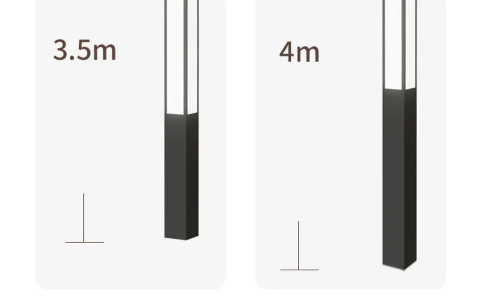 Garden lamp outdoor waterproof new Chinese landscape lamp post community square commercial street lamp project custom high pole