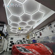 DIY Hair Salon Barbecue Shop Gym Bar Car Showroom 6000-6500k Garage Workshop Ceiling Light Honeycomb Tube Hexagonal LED Lighting