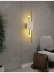 Luxury Green White Marble Wall Lamp Living Room Lobby Bedroom Golden Decor Bedside Sconce Hotel Aisle Staircase Led Light 6W