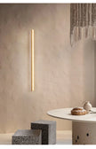 Long Strip Natural Stone Wall Lamp modern Bedroom Living Room Decoration Corridor Wall Sconce Yellow Travertine Lighting Fixture