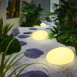 1pc Solar Stone Lights, Artificial Pebble Lights, Large Size Stone Lights, Outdoor Color Changing Landscape Lights