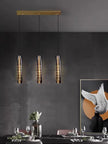 Nordic Minimal LED Pendant Lights Tubes Shaped Chandeliers Home Decor Dinning Living Rooms Villa Island Counter Lighting Fixture