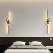 Modern Black Wall Sconce, 27W 6500K Led Iron Wall Light with Artistic Design, Perfect for Corridor, Staircase, Balcony