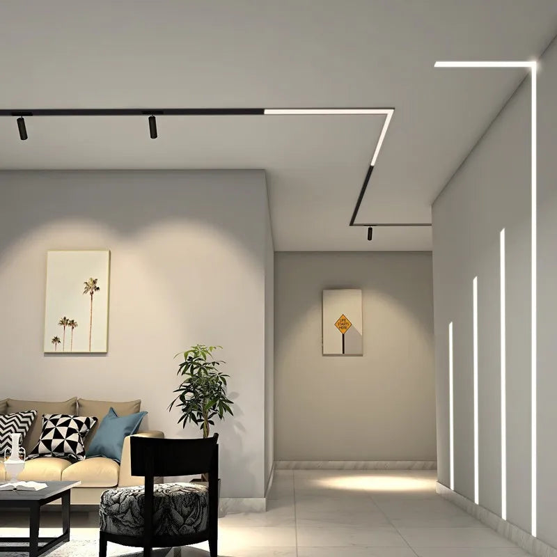 Tuya Bluetooth Dimmable Zigbee Magnetic Smart Rail Track Light Led Lamp Ceiling Light Spotlight Fixture Downlight Magnet Home