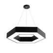 Modern minimalist geometric pendant lights, for dining room, gymnasium, LED hollow pendant lights, supermarket circular lights