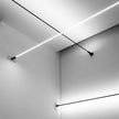 Steel Skyline Lights Modern Minimalist Linear Hallway Ceiling Lamp White Black Living Room Gallery Bedroom Ceiling Pendant Light