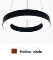 Creative Hexagonal Led Lamps Office Chandelier Round Simple Y-shaped splicing Special-Shaped Chandelier Gym Office Light