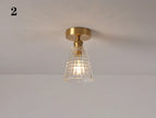 Modern Pendant Ceiling Lamp with Glass Shade for Kitchen Aisle Balcony Bedroom Home Art Deco Led Ceiling Lights Fixtures E27