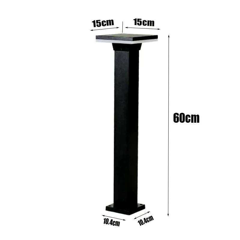 (WECUS) Modern Outdoor Waterproof Garden Light, Park Villa Community Lawn Lamp, Garden Outdoor Grass Landscape Lamp