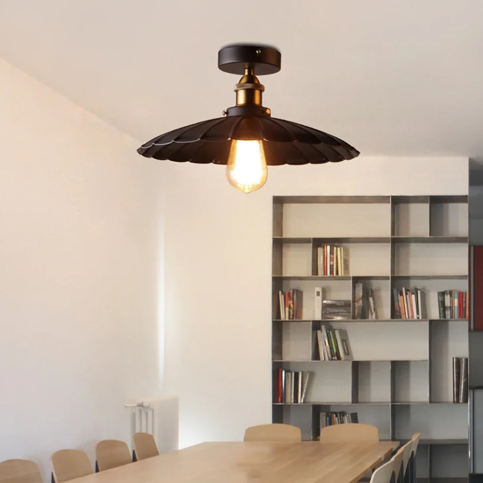 DAMIASMIL Retro Ceiling Lamp for Living Room Dining Room Bedroom Corridor Entrance Ceiling Lights E27 Indoor Lighting Fixtures