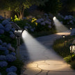 9LED Solar Powered Lights Outdoor Garden Waterproof IP65 Wall Lamps Motion Sensor Light Spotlight Path Yard Lawn Landscape Decor