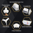 Garage honeycomb hexagonal LED white light super bright 6500K color temperature installed on the ceiling, suitable for garages