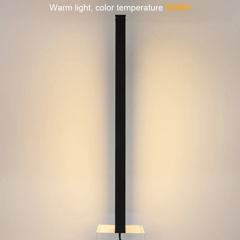 Modern Plug in Long Wall Sconce Indoor Wall Lamp Wall Mounted Light for Bedroom Living Room Hallway