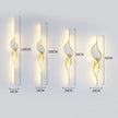 Modern Living Room Long Wall Lights with Anlter Design Gold Black TV Background Decorative Wall Lamp for Bedroom Remote Control