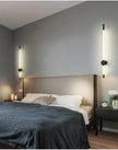 Modern LED Long Wall Lights for Bedroom Lighting Living Room Background Decorate Stairs Lamp Hotel Black Gold Sconce Fixtures