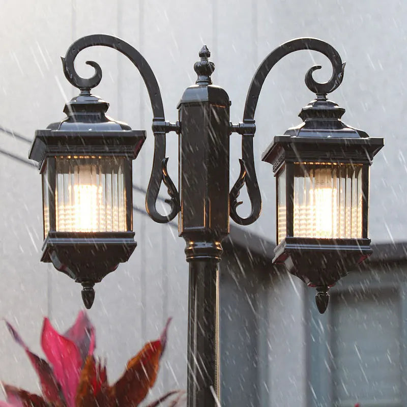 Double Ended Courtyard Outdoor Waterproof Lawn Landscape Community Villa Garden Light