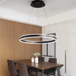 Modern Ring LED Chandelier Dimmable for Tables Dining Living Room Bedroom Kitchen Island Pendant Lamp Home Decor lusters Fixture