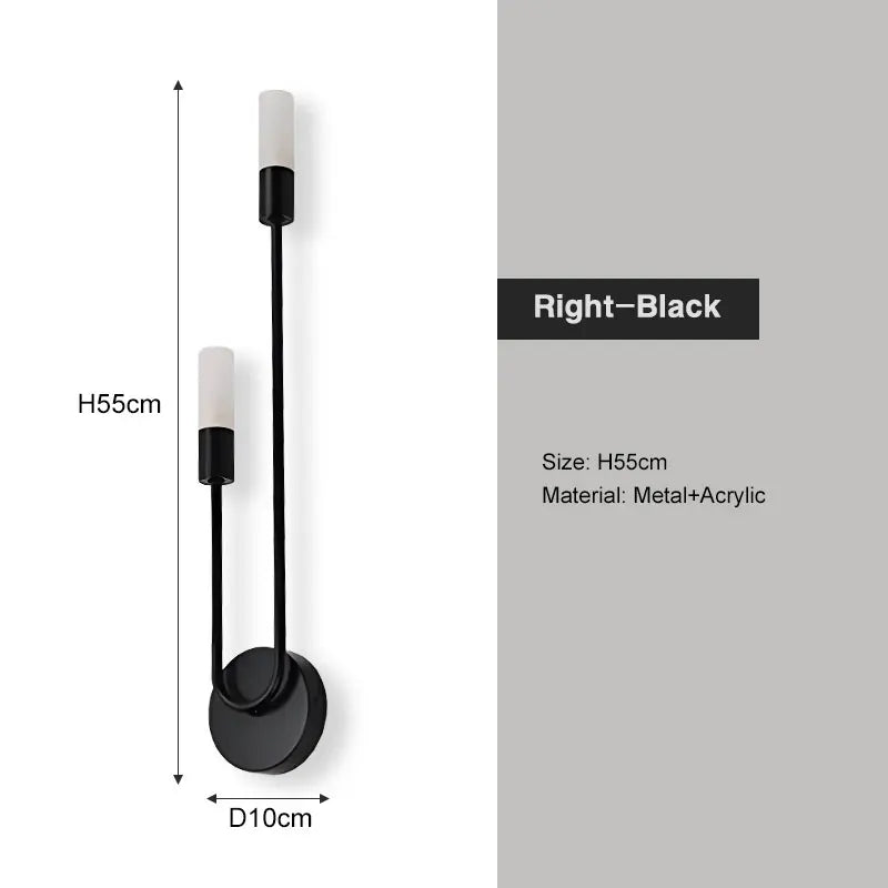 Nordic LED Wall Lights with G9 Light Bulb Hardwired AC85-265V Indoor LED Wall Lamps Bedroom Wall Sconce for Kitchen Corrdior