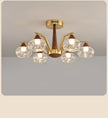 Wabi Sabi Glass Chandeliers For Dining Tables Living Room Kitchen Office Coffee Hanging Lamp Nordic Home Decor Ceiling Lights