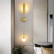 Moderm Luxury Single Double Head Wall Lamp Golden Lnclined Tube Wall Light Mirror Light Stair Living Room Bedroom Deco Luminaire