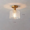 Modern Pendant Ceiling Lamp with Glass Shade for Kitchen Aisle Balcony Bedroom Home Art Deco Led Ceiling Lights Fixtures E27
