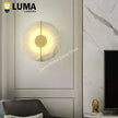 LUMA Modern Luxury Creative Marble Wall Light - Alabaster Marble Wall Sconce for Bedroom Bedside Living Room Aisle Indoor Decor