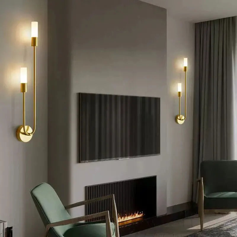 Modern LED Wall Lamps Wall Lighting Fixtures for Bedroom Living Room Indoor G9 Bulb LED Wall Sconce for Kitchen Dinning Room